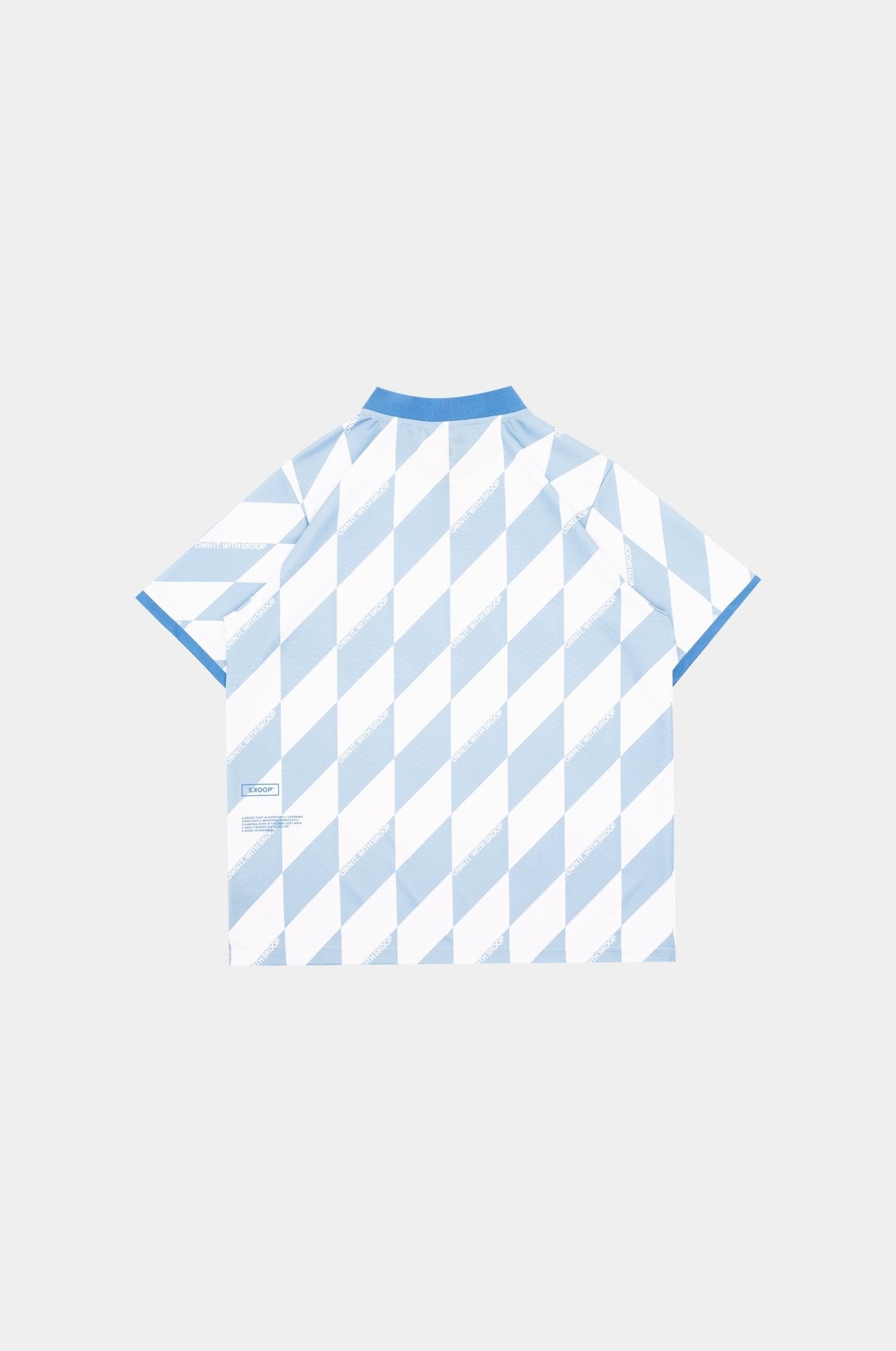SKOOP® Evergreen Buttoned Collared Jersey Light Blue - SKOOP