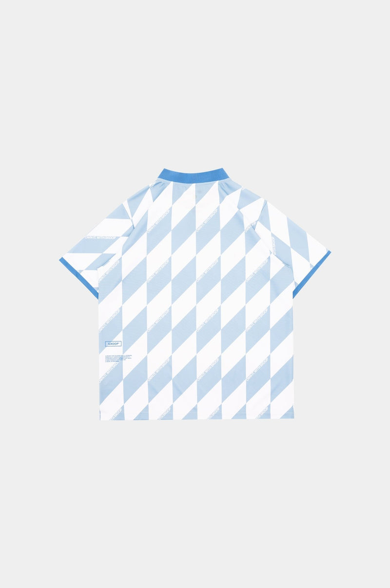SKOOP® Evergreen Buttoned Collared Jersey Light Blue - SKOOP