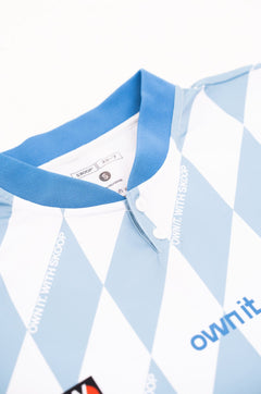 SKOOP® Evergreen Buttoned Collared Jersey Light Blue - SKOOP