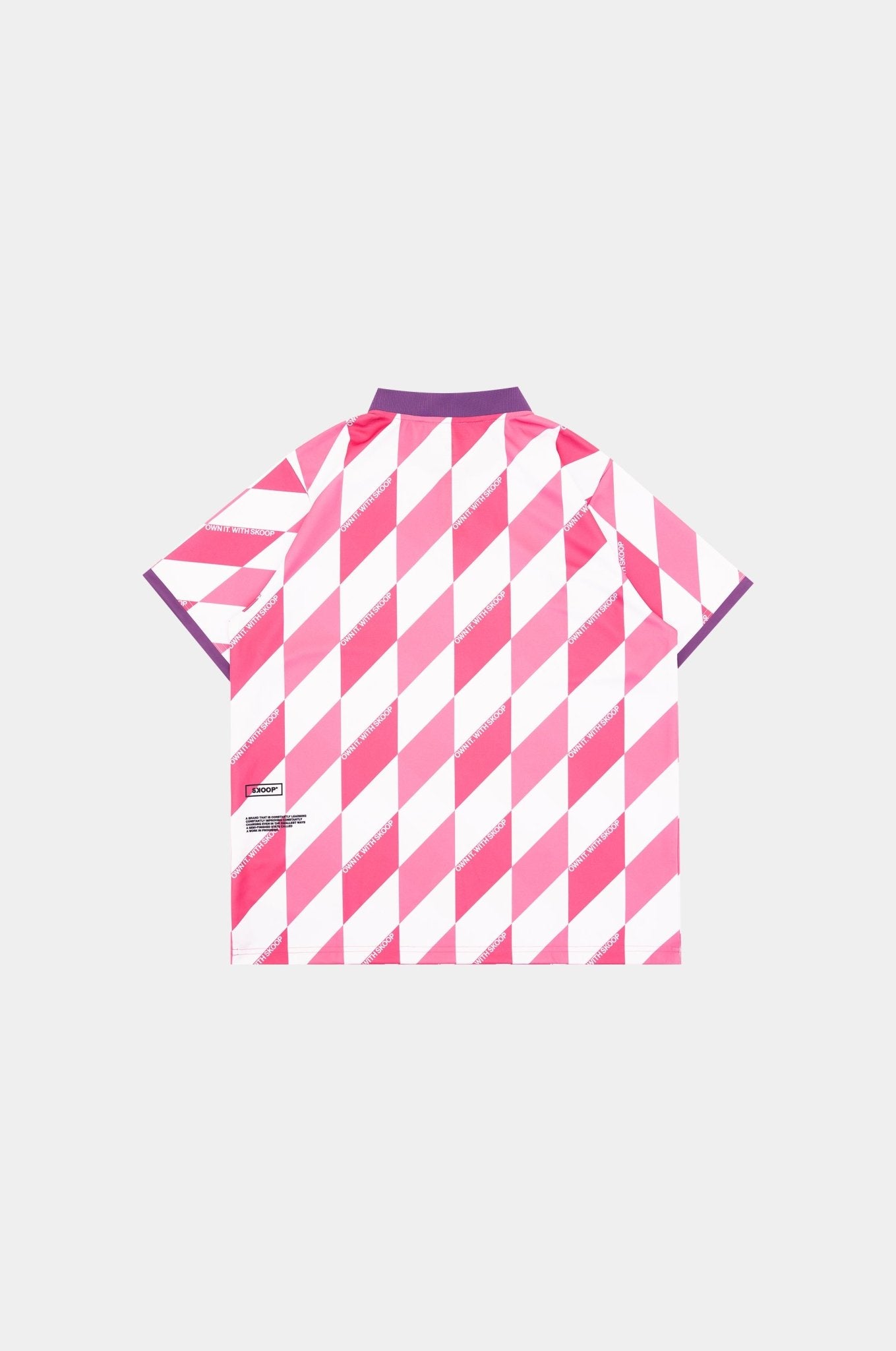 SKOOP® Evergreen Buttoned Collared Jersey Pink - SKOOP