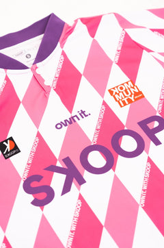 SKOOP® Evergreen Buttoned Collared Jersey Pink - SKOOP
