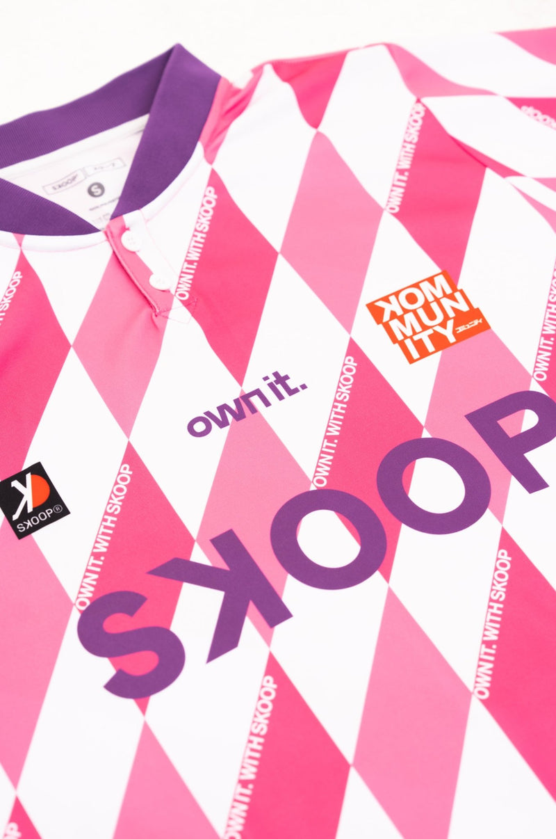 SKOOP® Evergreen Buttoned Collared Jersey Pink - SKOOP