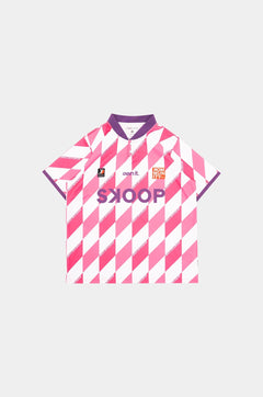 SKOOP® Evergreen Buttoned Collared Jersey Pink - SKOOP