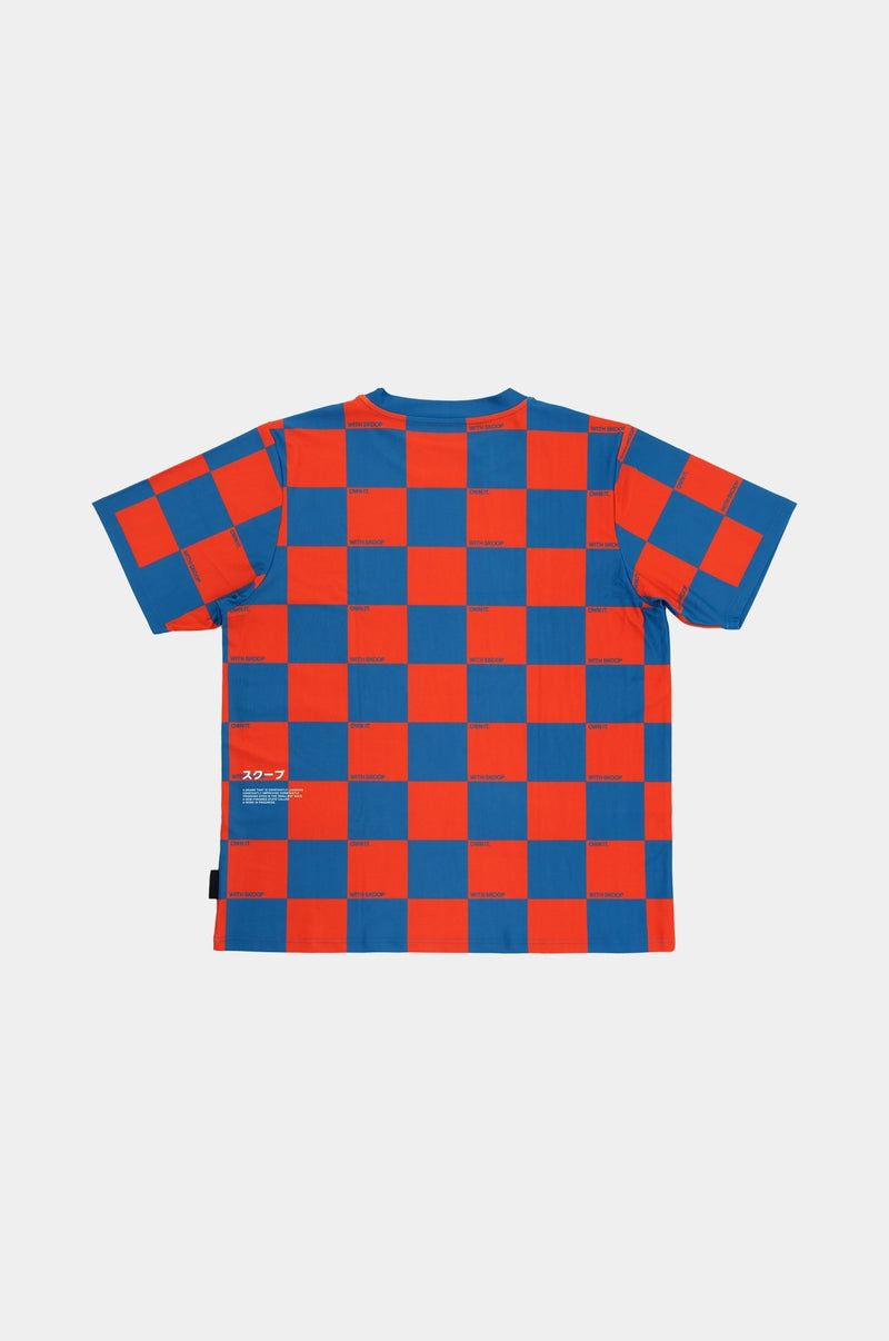 SKOOP® Checkered Kommunity Jersey Blue Orange - SKOOP