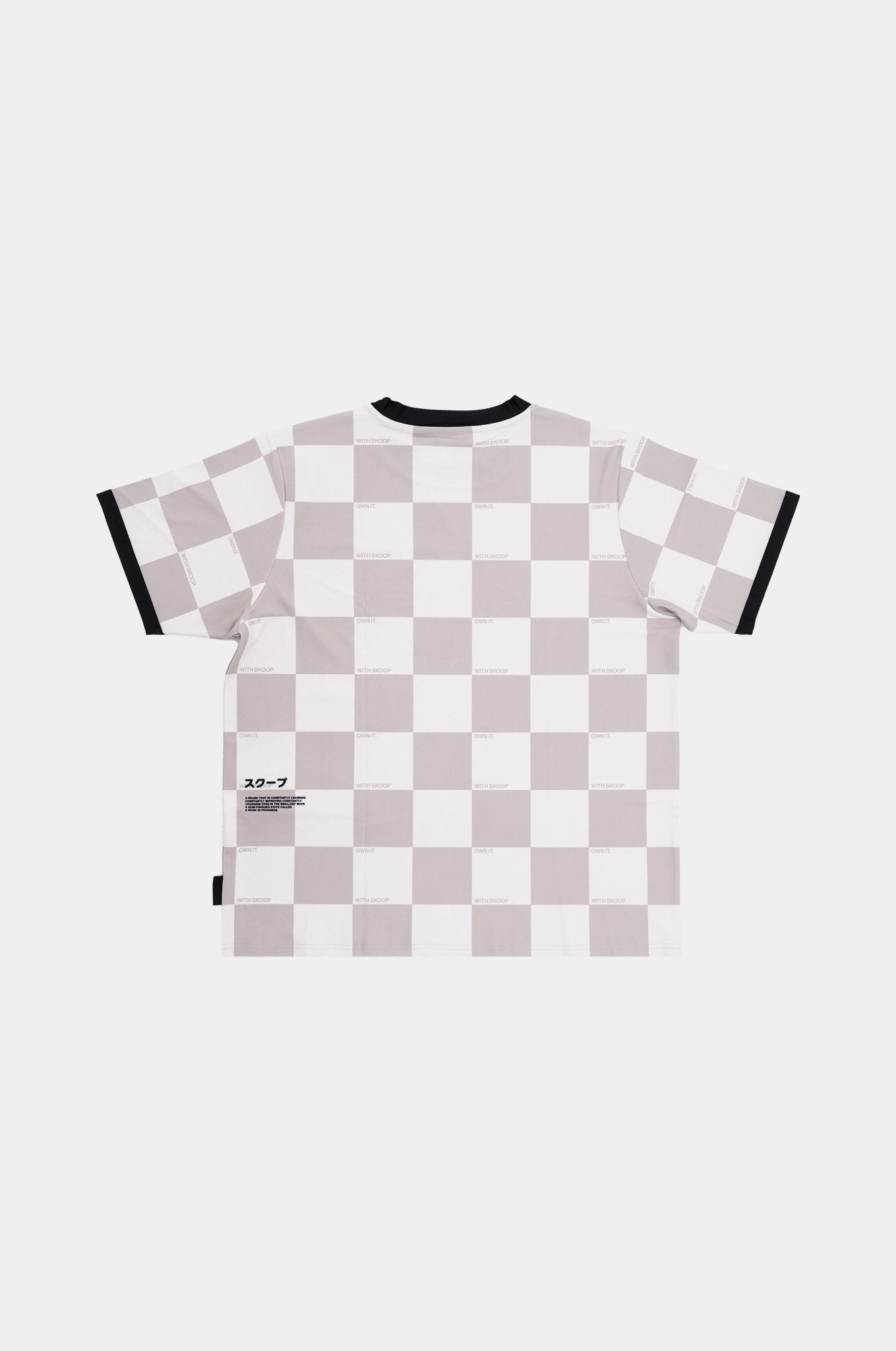 SKOOP® Checkered Kommunity Jersey Gray - SKOOP