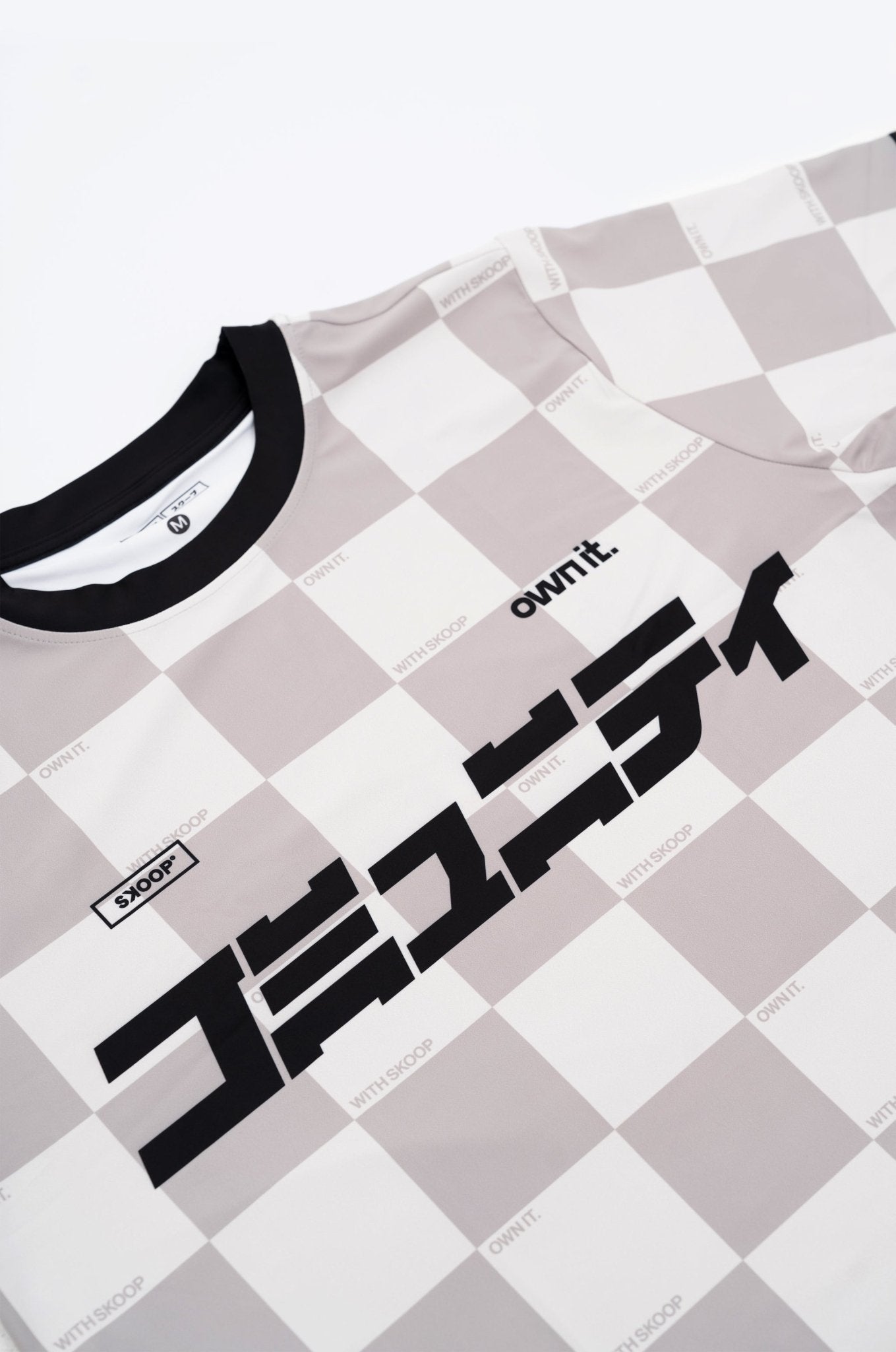 SKOOP® Checkered Kommunity Jersey Gray - SKOOP