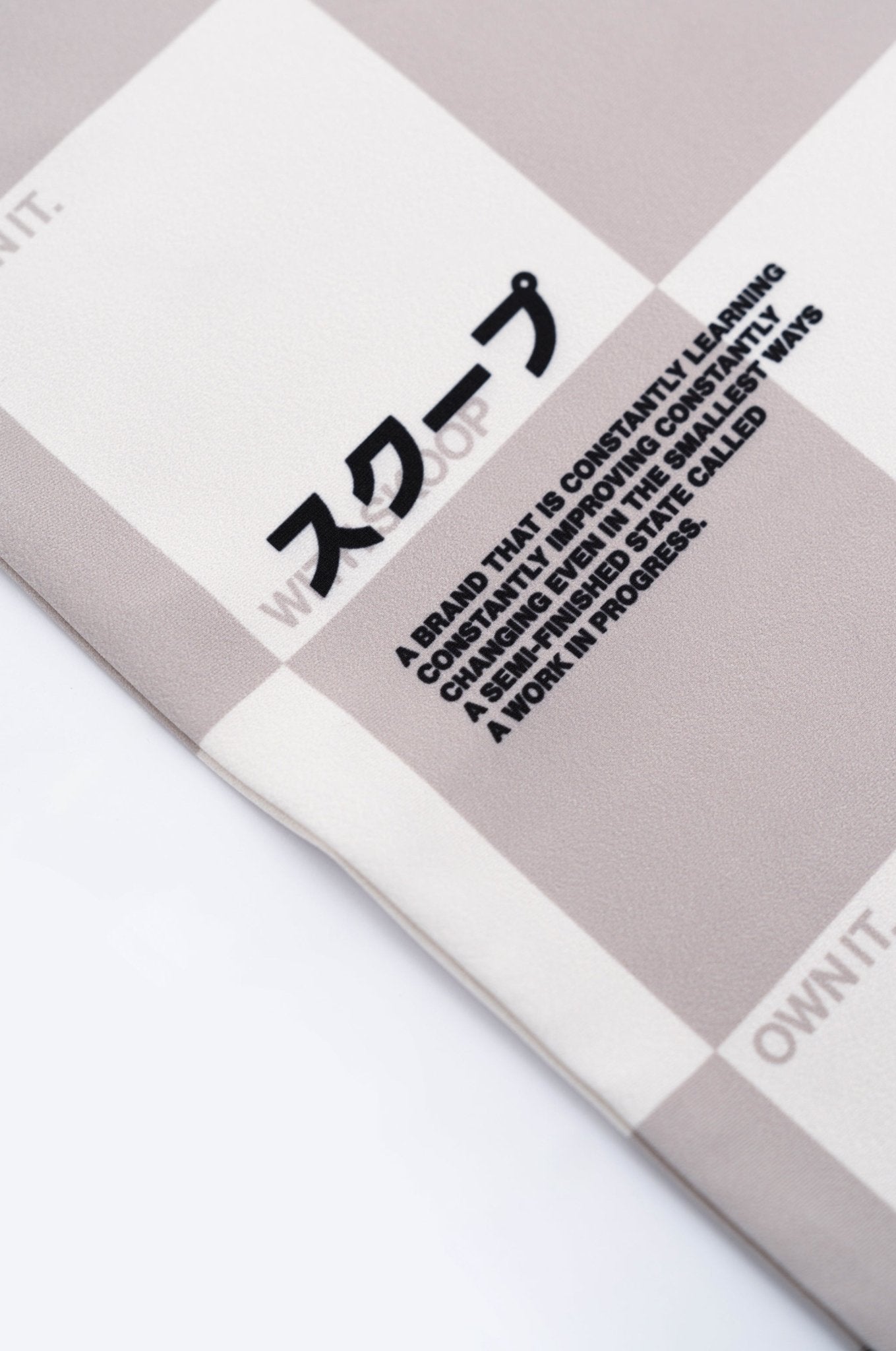 SKOOP® Checkered Kommunity Jersey Gray - SKOOP