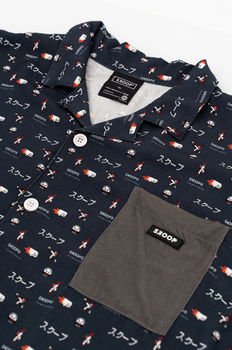 SKOOP® Ghosted Button Down - SKOOP