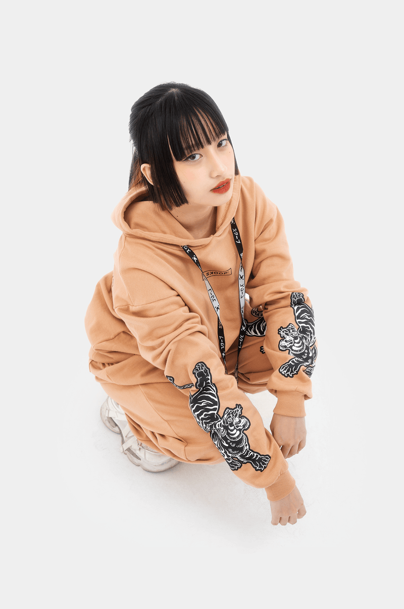 SKOOP® Retail Therapy Team Skoop Hoodie Tan - SKOOP