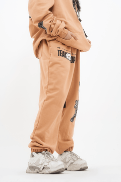 SKOOP® Retail Therapy Team Skoop Sweatpants Tan - SKOOP