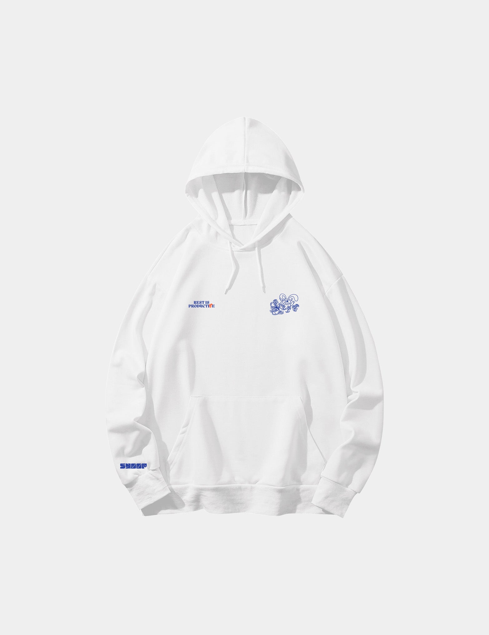 SKOOP® R.I.P. Hoodie White - SKOOP