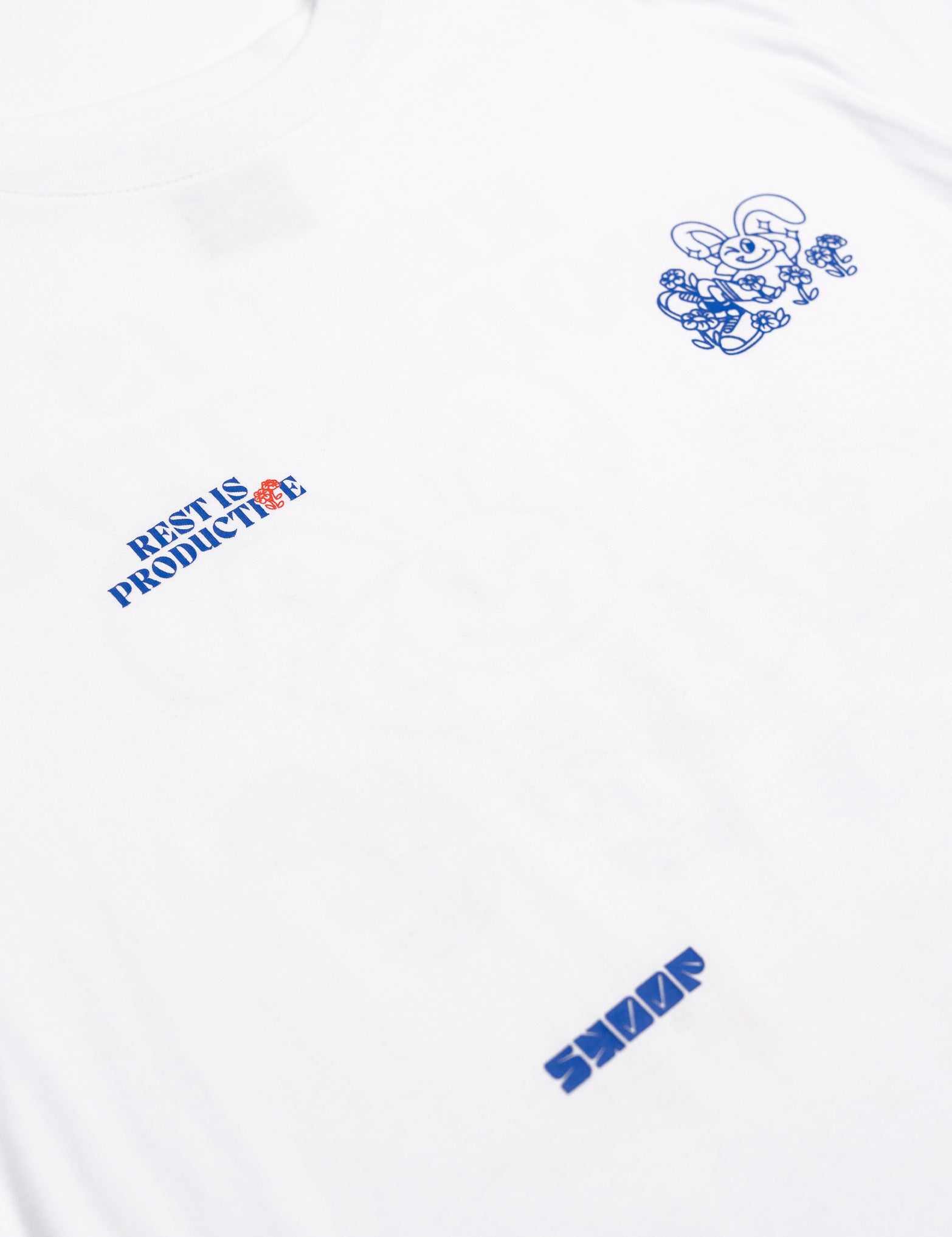 SKOOP® R.I.P. Crewneck Shirt White - SKOOP