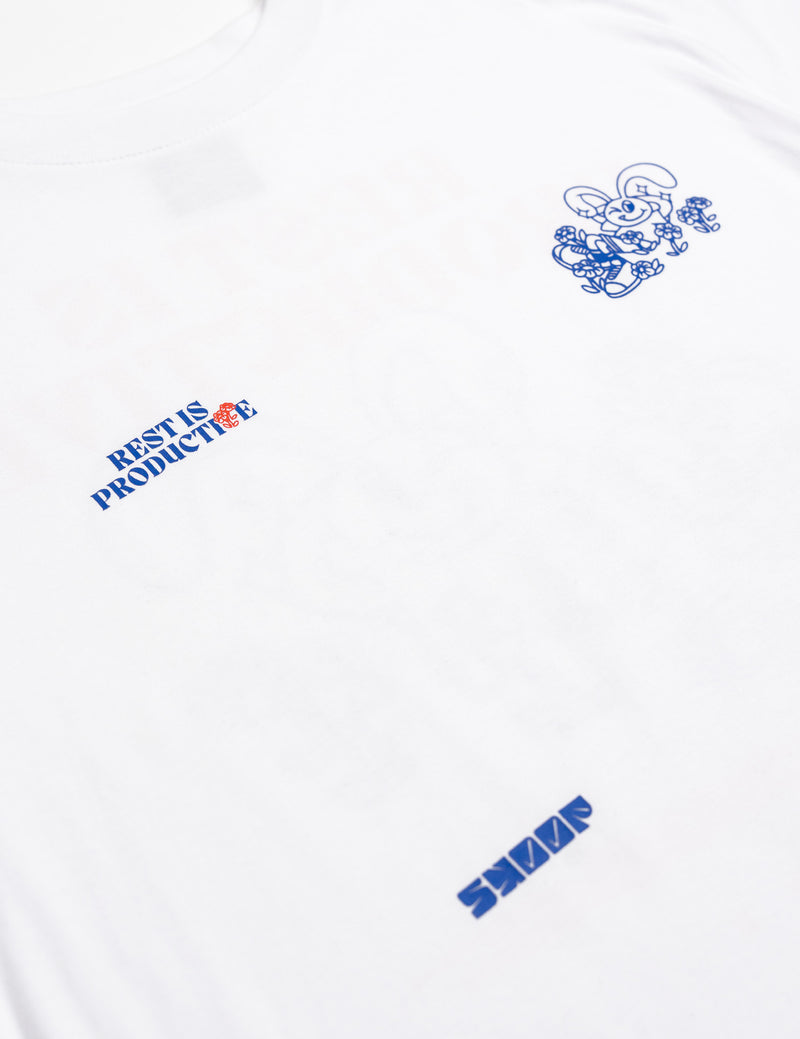 SKOOP® R.I.P. Crewneck Shirt White - SKOOP