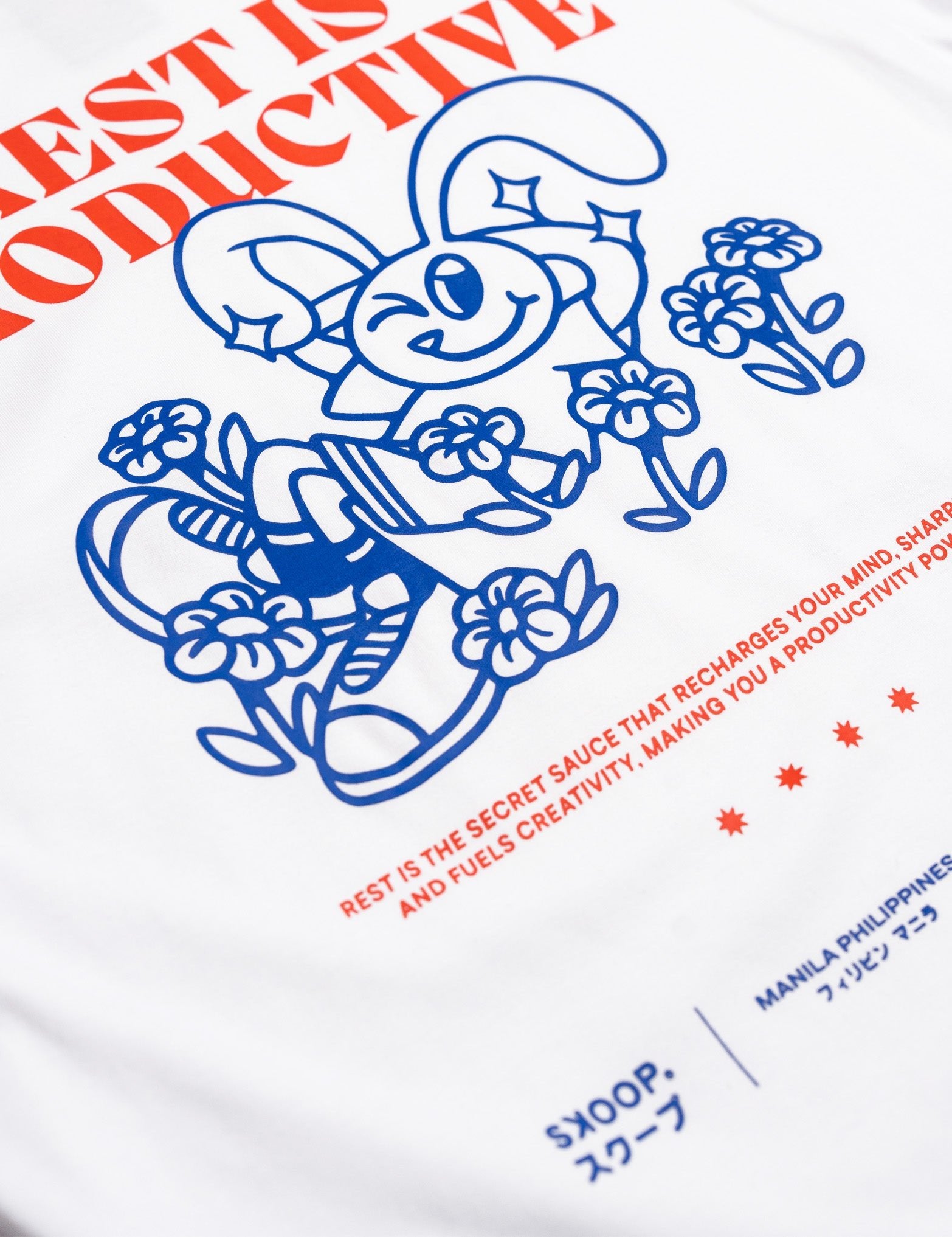 SKOOP® R.I.P. Crewneck Shirt White - SKOOP