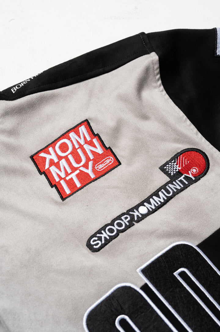 SKOOP® RT Suede Race Jacket Core Gray - SKOOP Kommunity