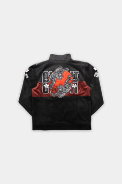 SKOOP® RT Suede Race Jacket Triple Black - SKOOP