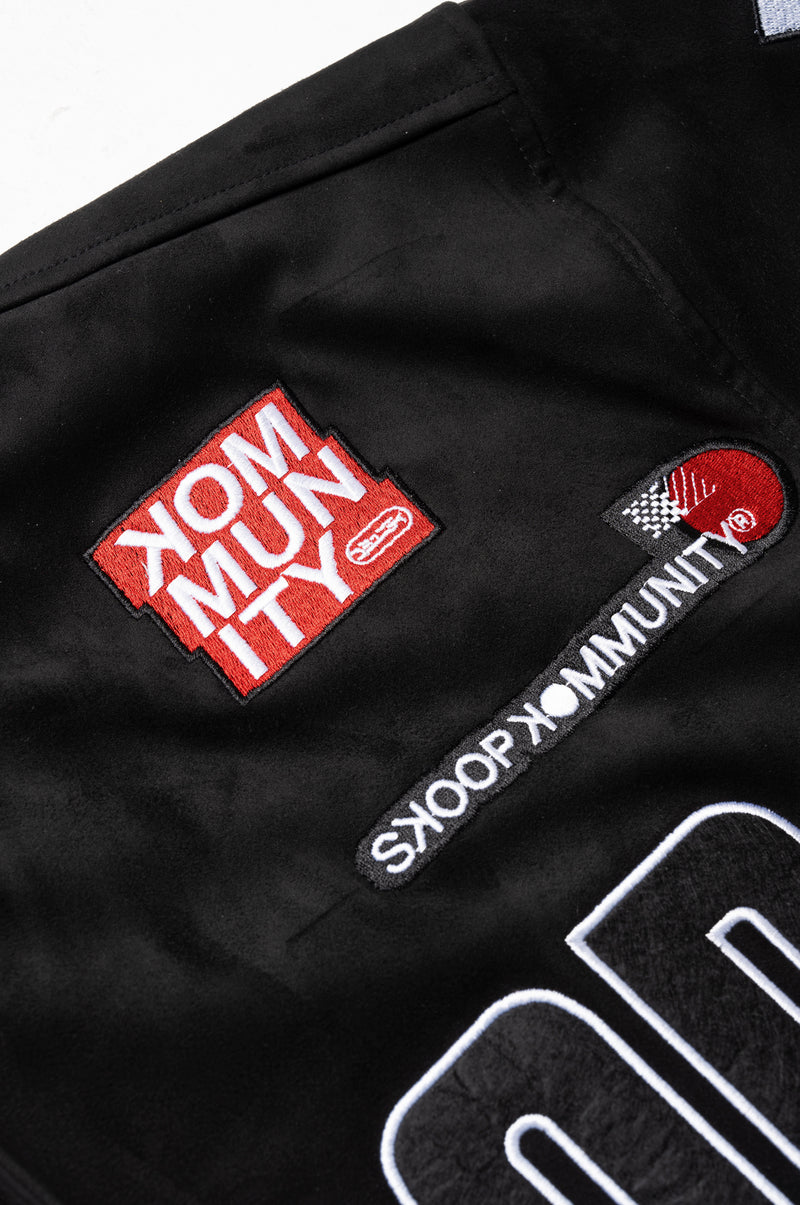 SKOOP® RT Suede Race Jacket Triple Black - SKOOP