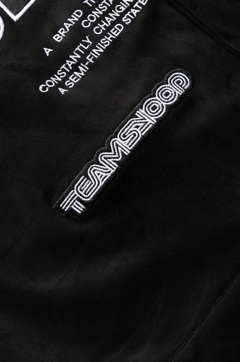 SKOOP® RT Suede Race Jacket Triple Black - SKOOP