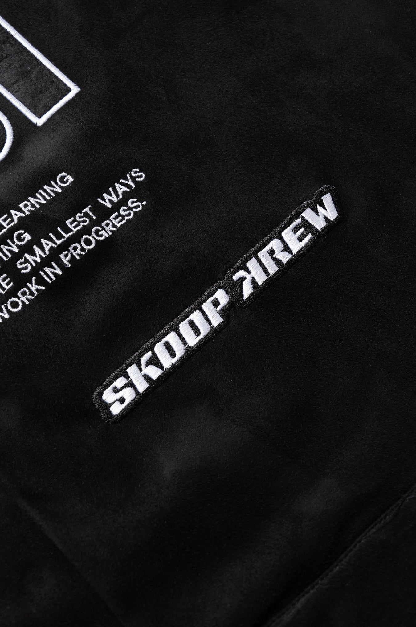 SKOOP® RT Suede Race Jacket Triple Black - SKOOP