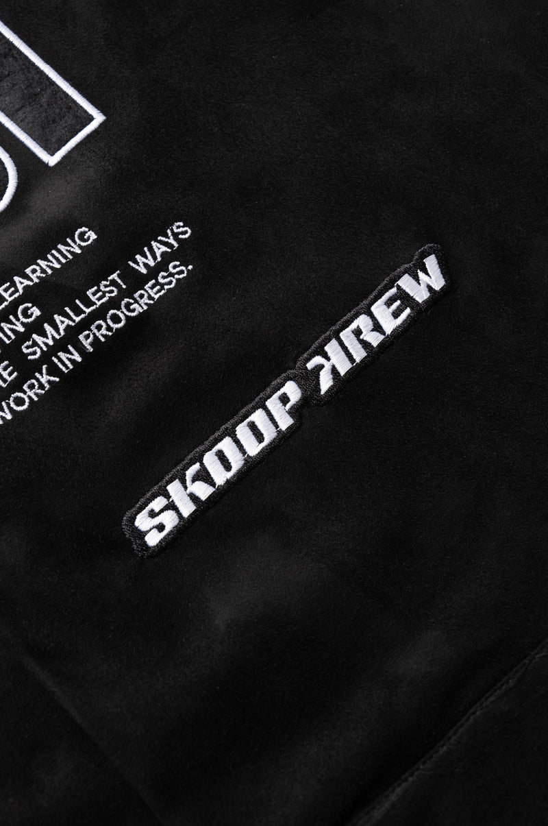 SKOOP® RT Suede Race Jacket Triple Black - SKOOP