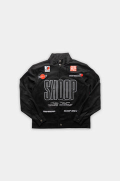 SKOOP® RT Suede Race Jacket Triple Black - SKOOP