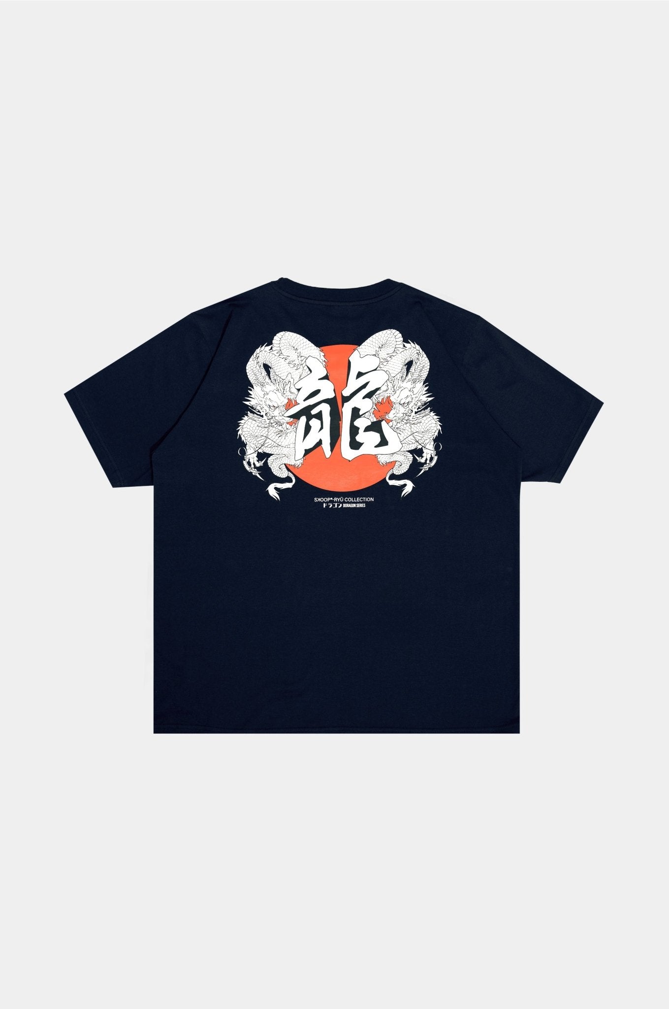 SKOOP® Twin Dragon Shirt Dark Blue - SKOOP