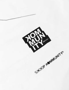 SKOOP® Crewneck Shirt SKP KMNTY 2024 White - SKOOP