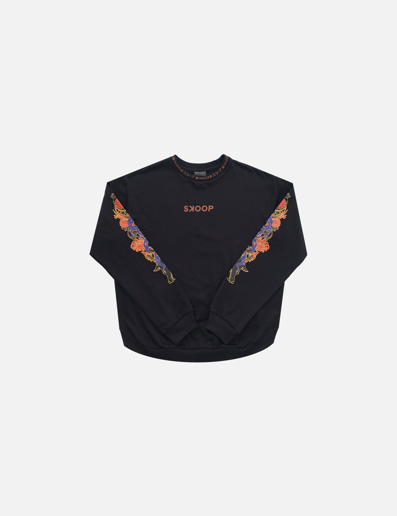 SKOOP® Sweater Wvlf Art Black - SKOOP