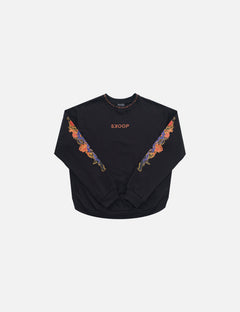 SKOOP® Sweater Wvlf Art Black - SKOOP