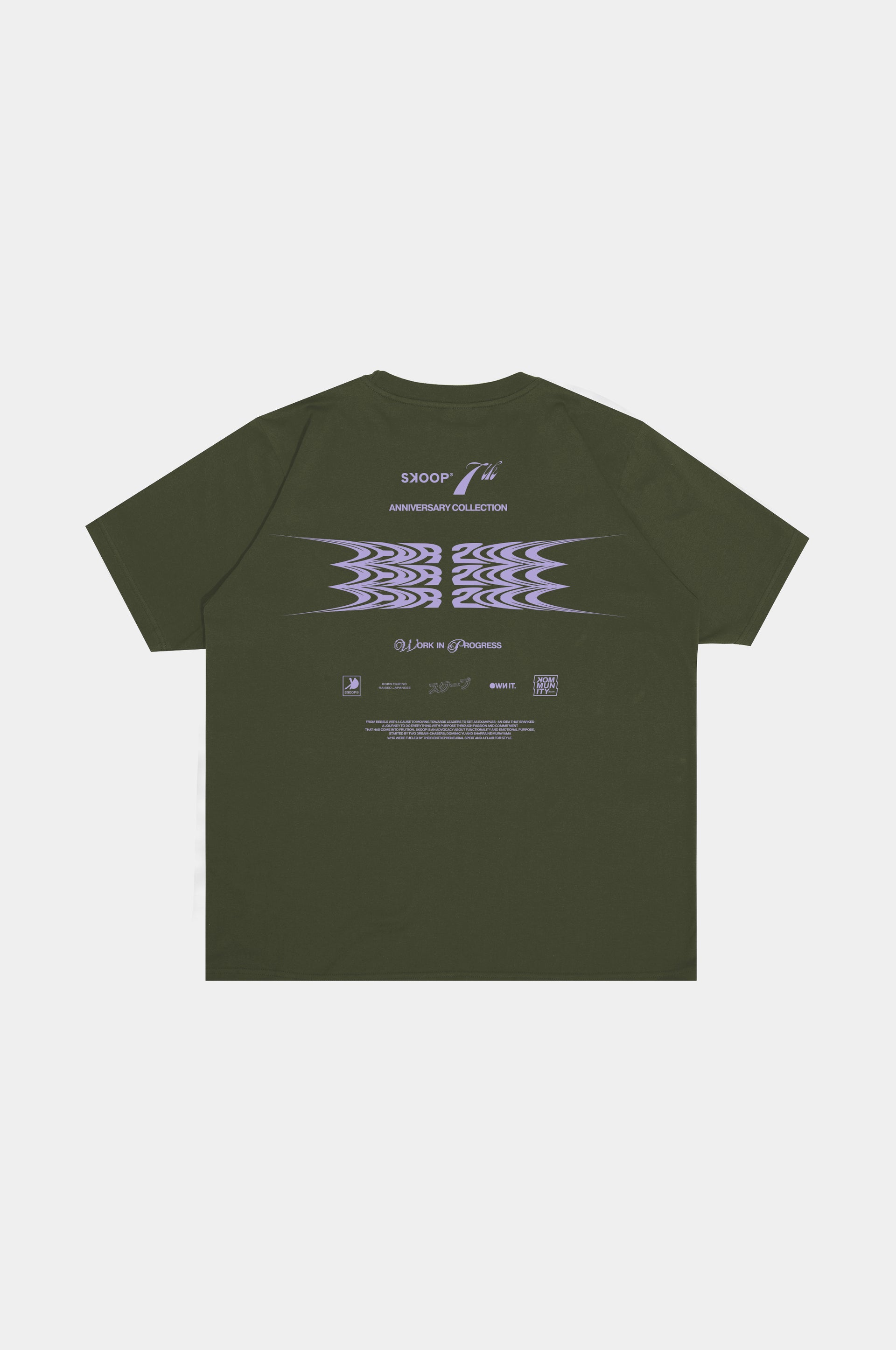 SKOOP® Crewneck Shirt Year 7 Tech Olive