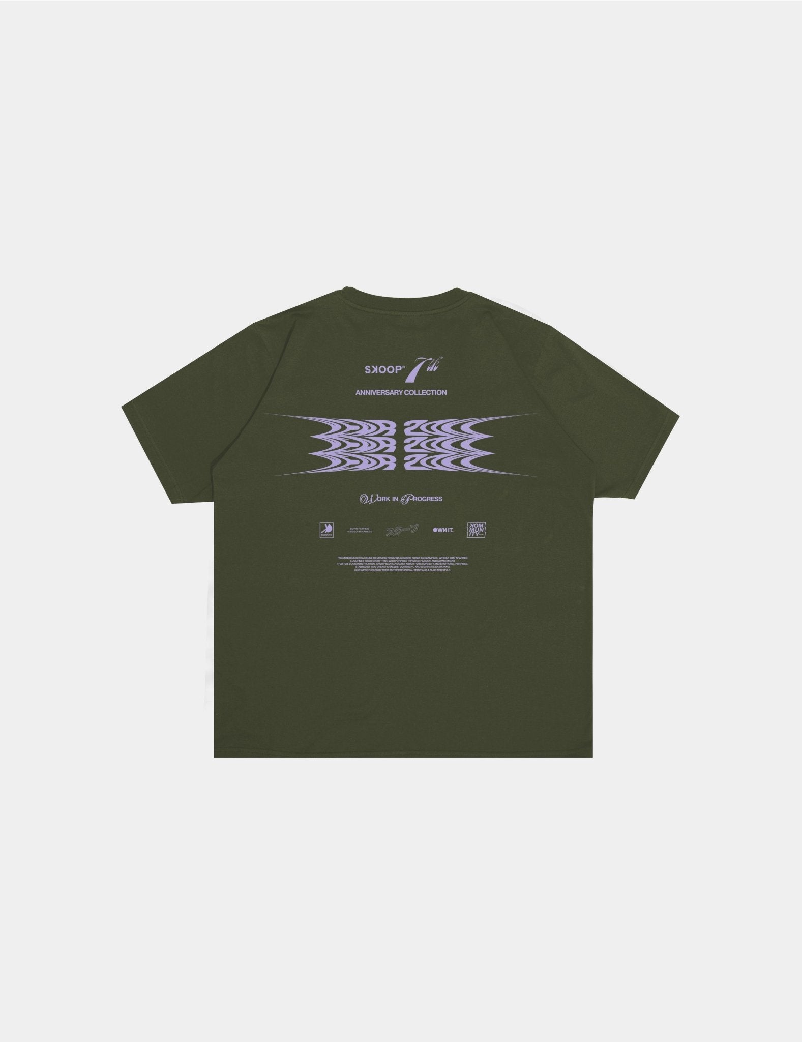 SKOOP® Crewneck Shirt Year 7 Tech Olive - SKOOP