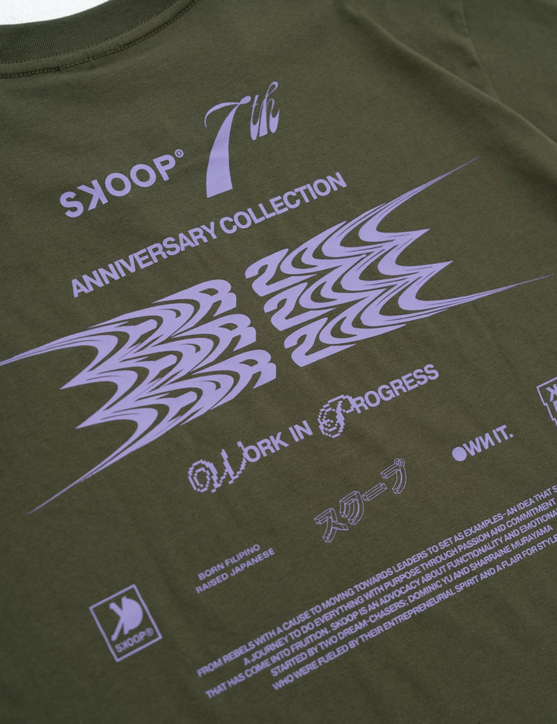 SKOOP® Crewneck Shirt Year 7 Tech Olive - SKOOP
