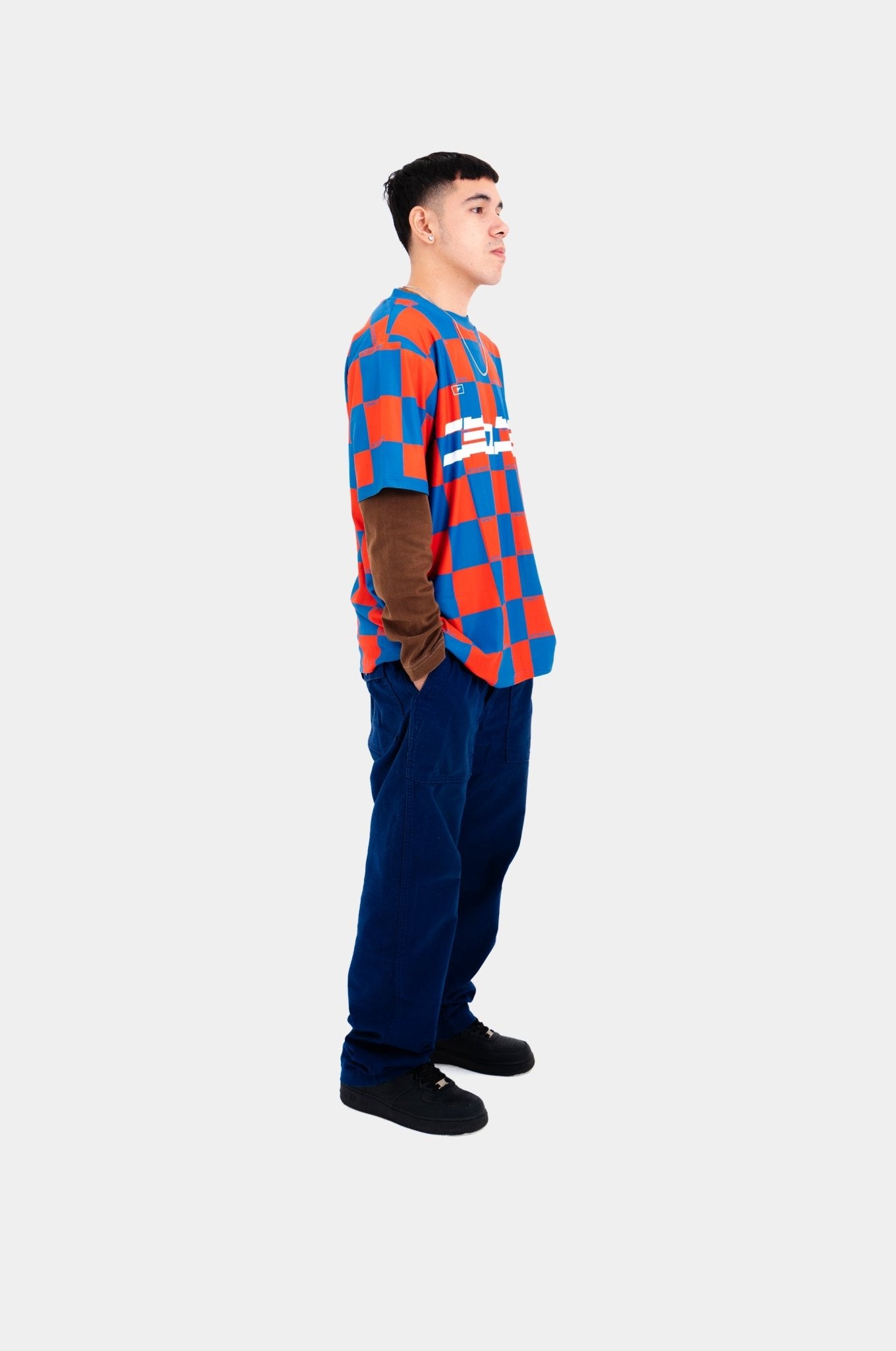 SKOOP® Checkered Kommunity Jersey Blue Orange - SKOOP