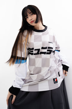 SKOOP® Checkered Kommunity Jersey Gray - SKOOP