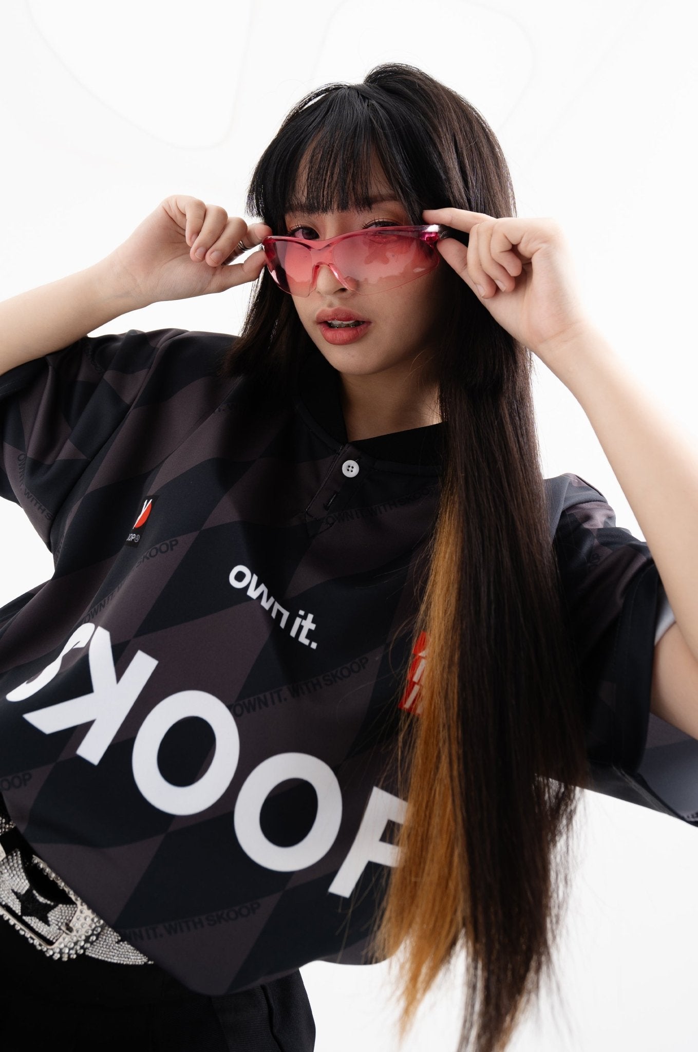 SKOOP® Evergreen Buttoned Collared Jersey Black - SKOOP