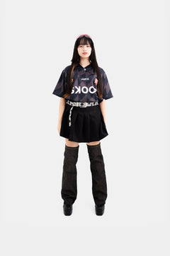 SKOOP® Evergreen Buttoned Collared Jersey Black - SKOOP