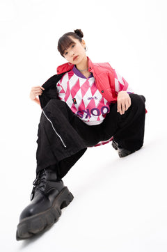 SKOOP® Evergreen Buttoned Collared Jersey Pink - SKOOP
