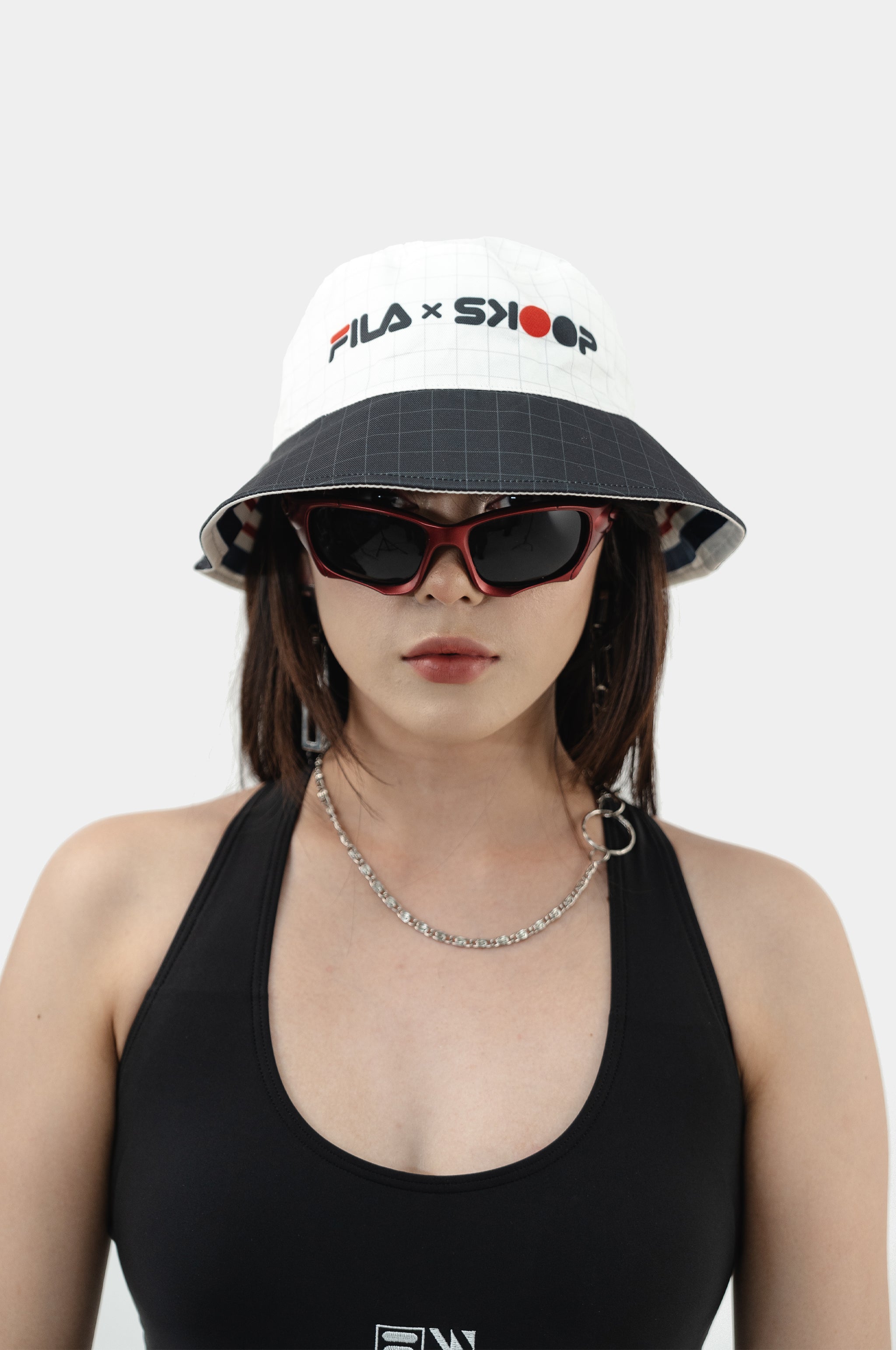 SKOOP FILA Heritage Reversible Bucket Hat