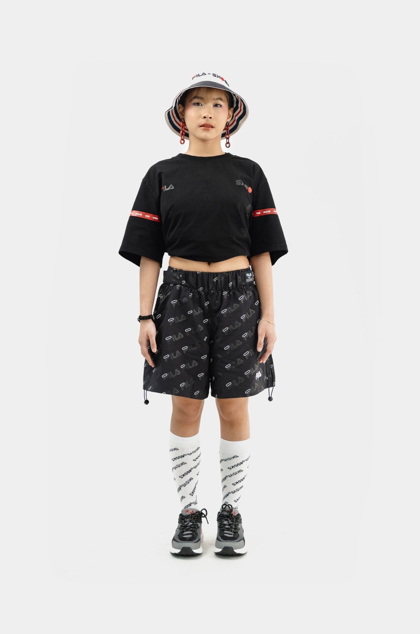 SKOOP® FILA Make The Rules Shirt Black - SKOOP