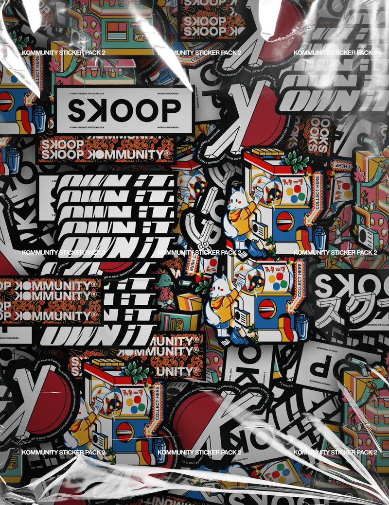 SKOOP® Kommunity Sticker Pack 2 - SKOOP