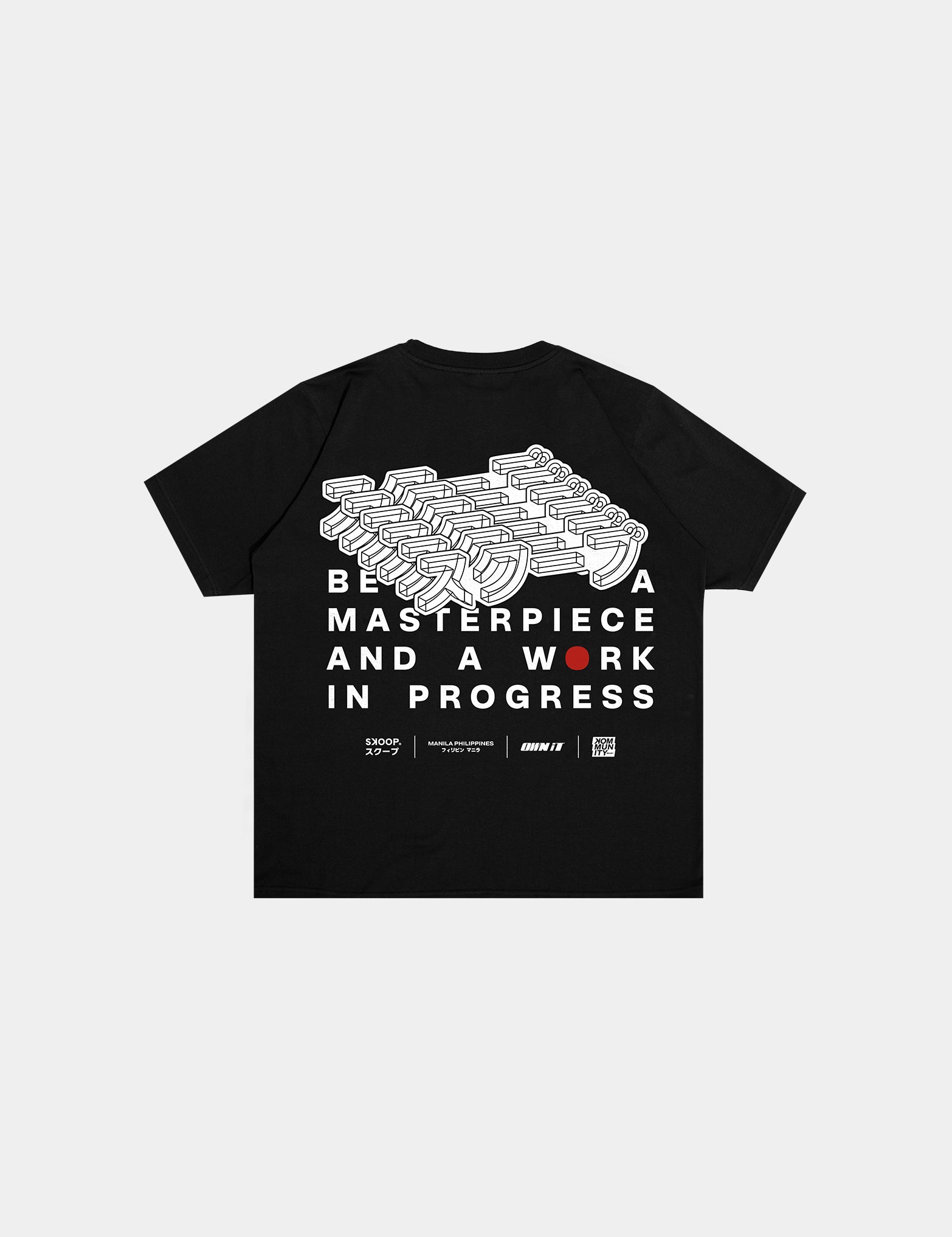 SKOOP® Masterpiece Crewneck Shirt Black - SKOOP