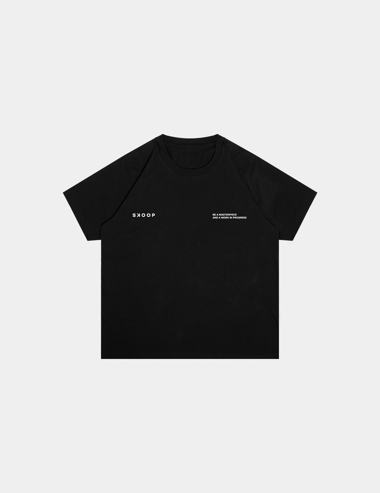 SKOOP® Masterpiece Crewneck Shirt Black - SKOOP