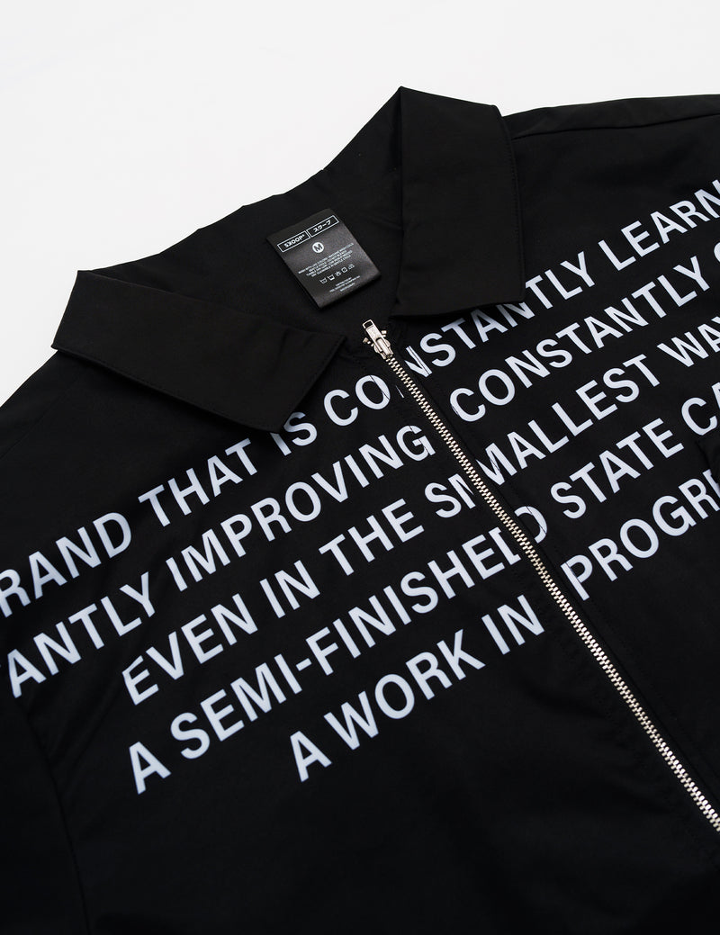 SKOOP® Takumi Two Way Zip Shirt Evergreen Black - SKOOP