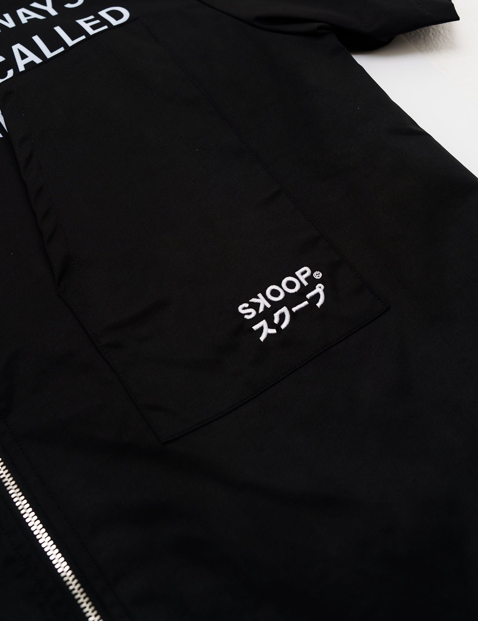 SKOOP® Takumi Two Way Zip Shirt Evergreen Black - SKOOP