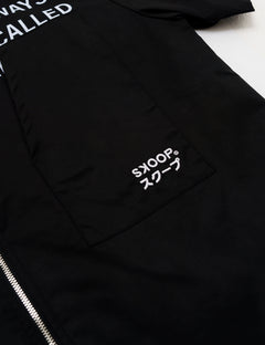 SKOOP® Takumi Two Way Zip Shirt Evergreen Black - SKOOP