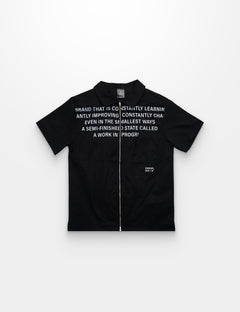 SKOOP® Takumi Two Way Zip Shirt Evergreen Black - SKOOP