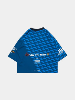 TILTED Crew Neck Collar Football Jersey - SKOOP