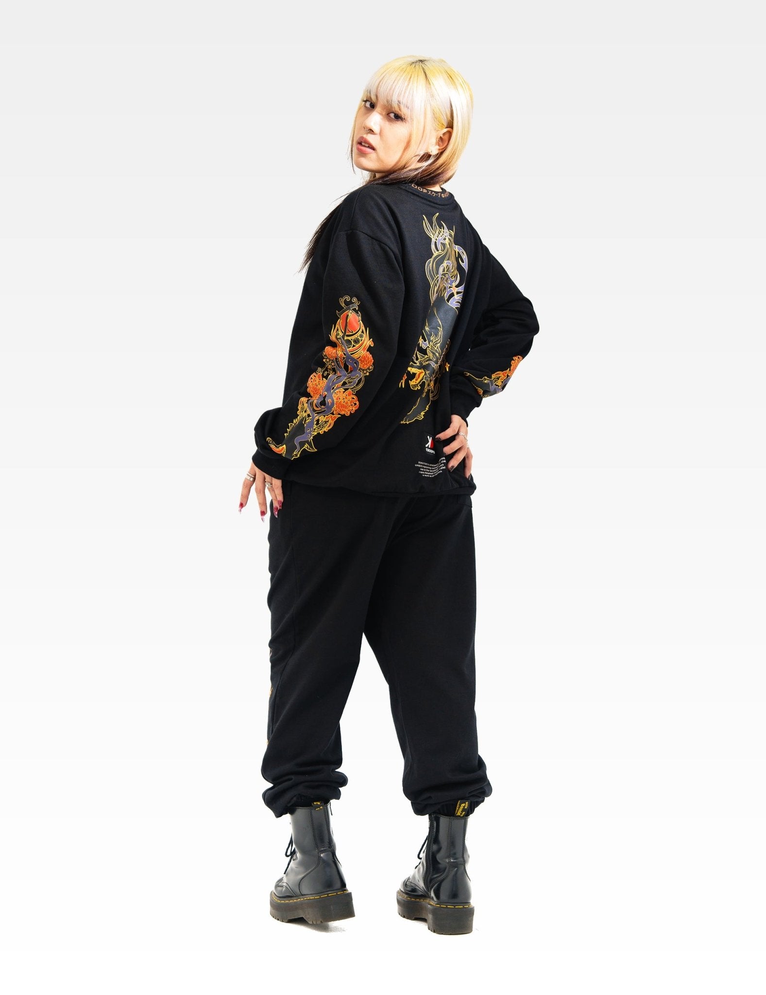 SKOOP® Sweater Wvlf Art Black - SKOOP