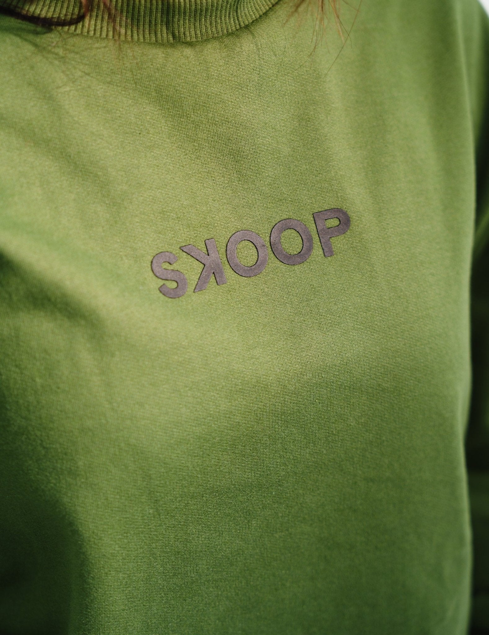 SKOOP® Sweater Wvlf Art Olive Green - SKOOP