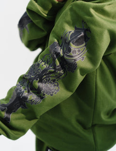 SKOOP® Sweater Wvlf Art Olive Green - SKOOP
